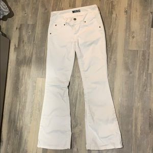 Hudson White Flare Jeans